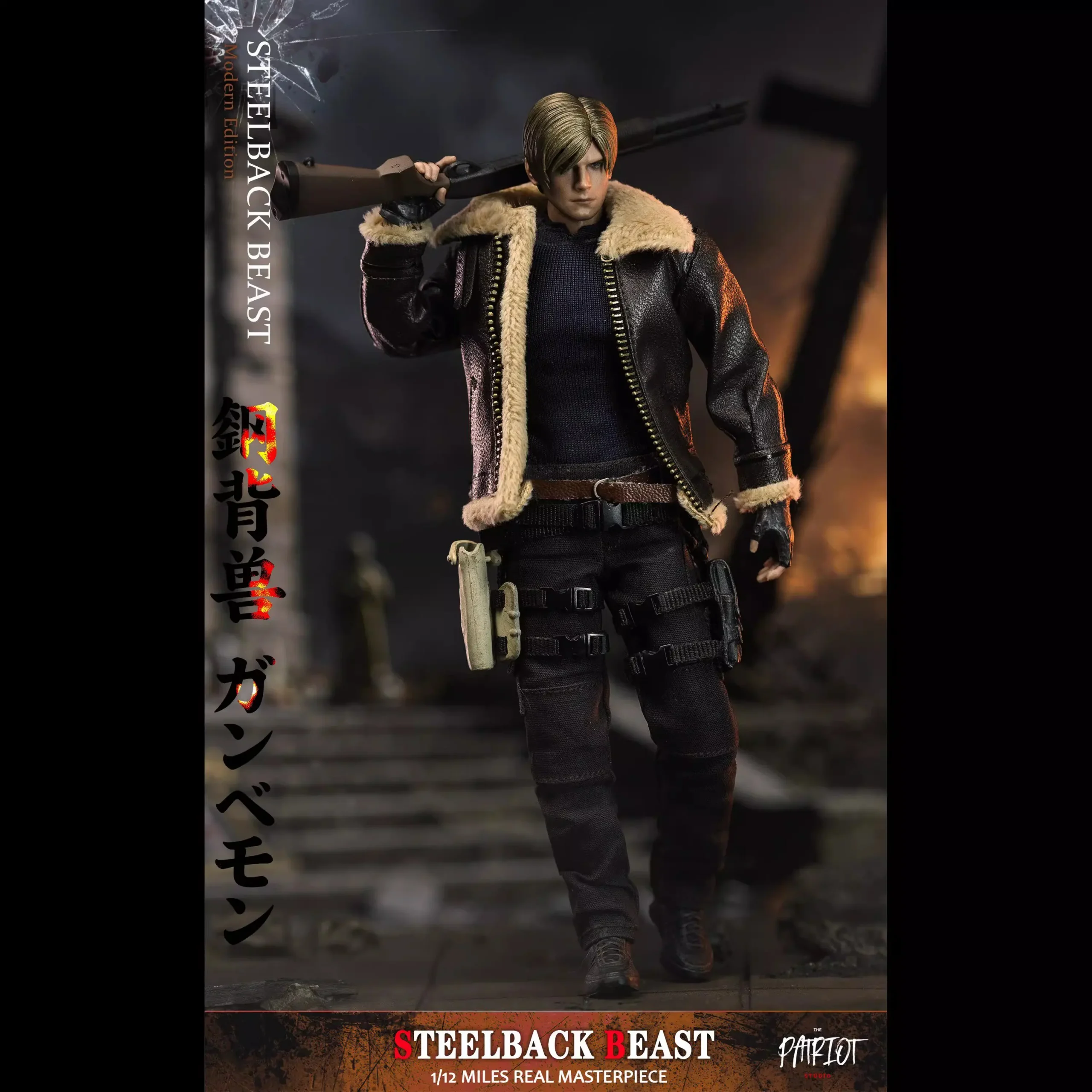 Patriot Studio Steelback Beast Resident Evil Leon S Kennedy 1/12 Scale 6 Action Figure — view 4