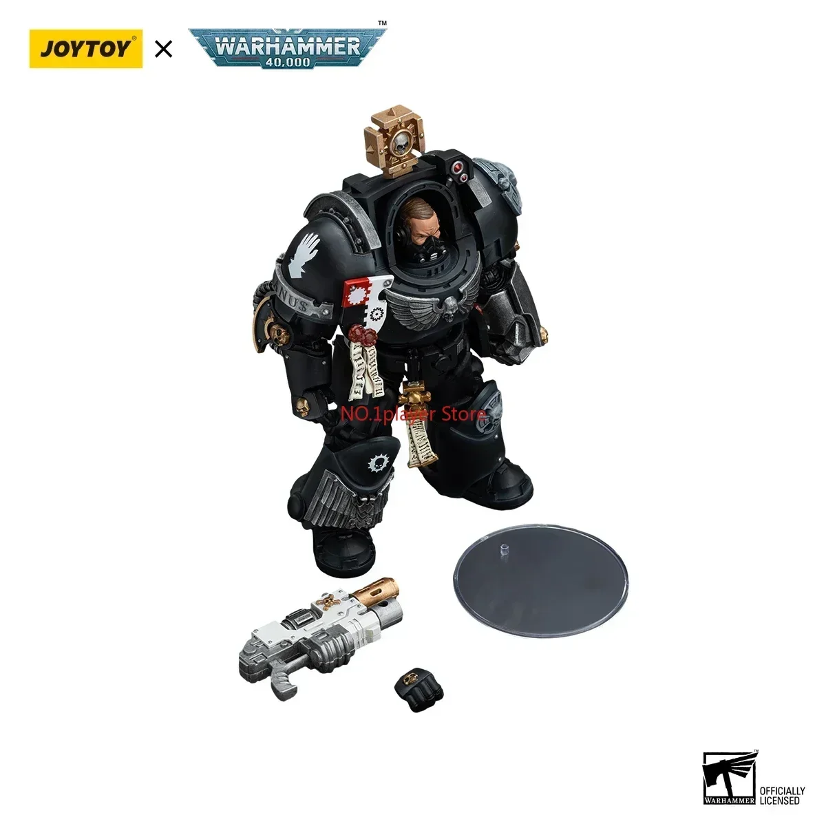 JOYTOY 40k 1/18 14.3cm Iron Hands Captain in Terminator Armour Garage Model Kit — view 2