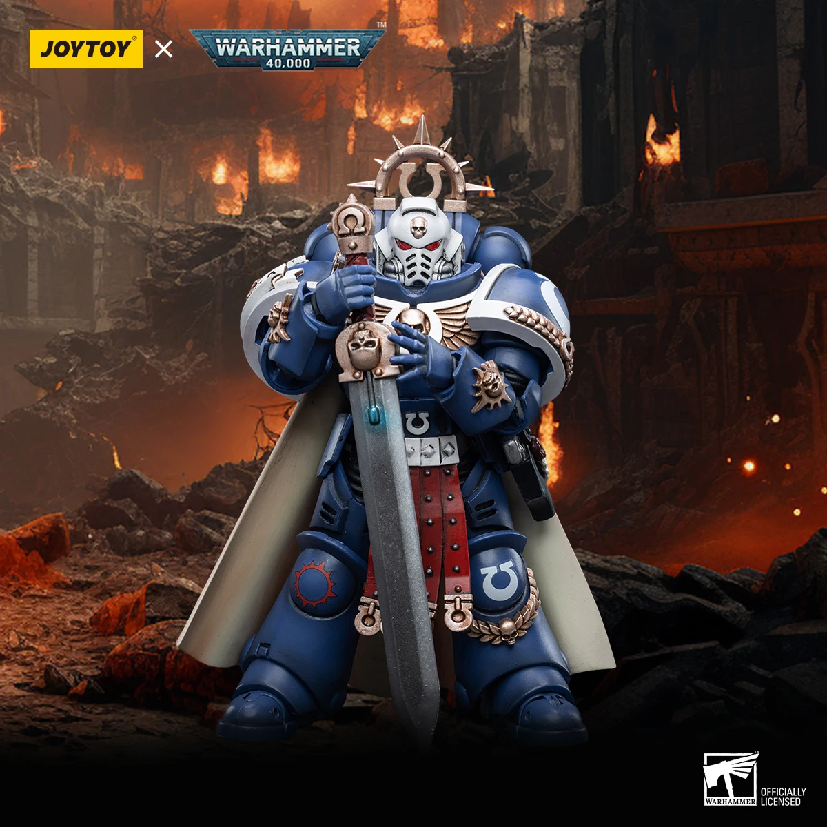 JOYTOY Warhammer 40K 1/18 Ultramarines Primaris Captain Model Action Figure — view 6