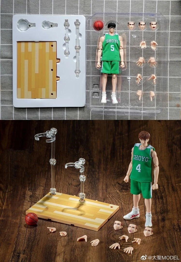 GREAT GT Dasin Play Basketball Sakuragi Mitsui Rukawa Ryota Kogure Ayako SENDOH Action Figure — view 32