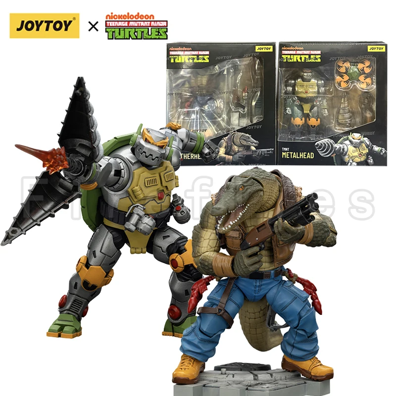1/18 JOYTOY Turtles Leatherhead Metalhead Anime Model for Action Figure — view 9