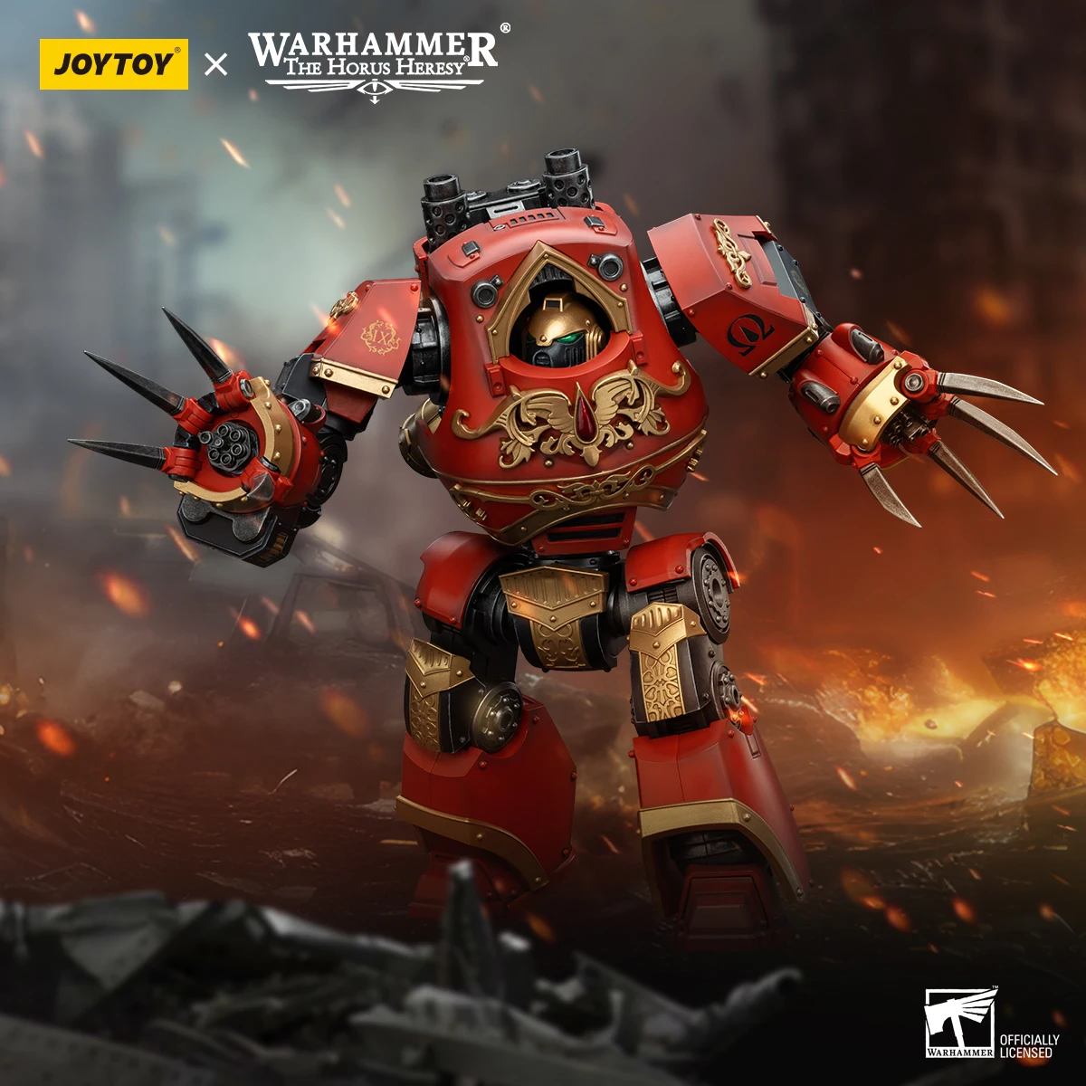 JOYTOY Warhammer 40k 1/18 Blood Angels Contemptor-Incaendius Dreadnought Action Figure